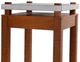 Stylecraft Cement Gray and Zebra Cherry Plant Stand-3
