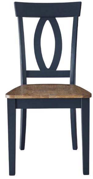 Signature Design by Ashley® Landocken Blue/Brown Dining Side Chair-1