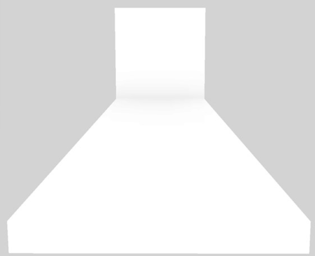 Vent-A-Hood® 36" White Euro-Style Island Range Hood-0