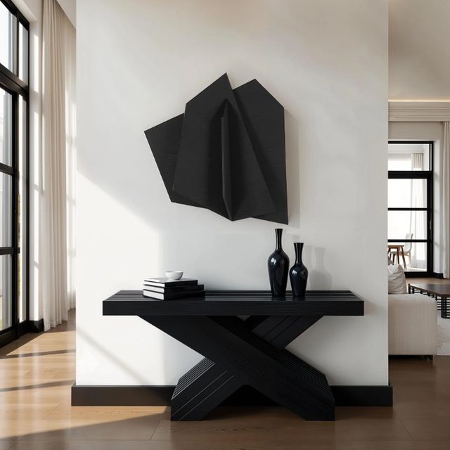 Renwil® Talulah Matte Black Wall Art-1
