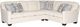 King Hickory Customizable 3-Piece Jordan Silver L-Shape Sectional-0