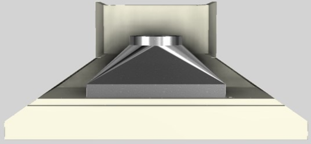 Vent-A-Hood® 66" Biscuit Wall Mounted Range Hood-2
