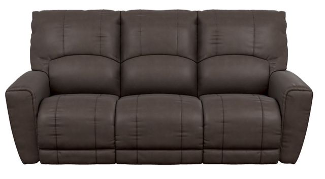 La-Z-Boy® Cassian Dark Chocolate Leather Manual Wall Reclining Sofa-1