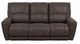 La-Z-Boy® Cassian Dark Chocolate Leather Manual Wall Reclining Sofa-1