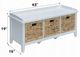 ACME Furniture Flavius Brown/White Storage Bench-4
