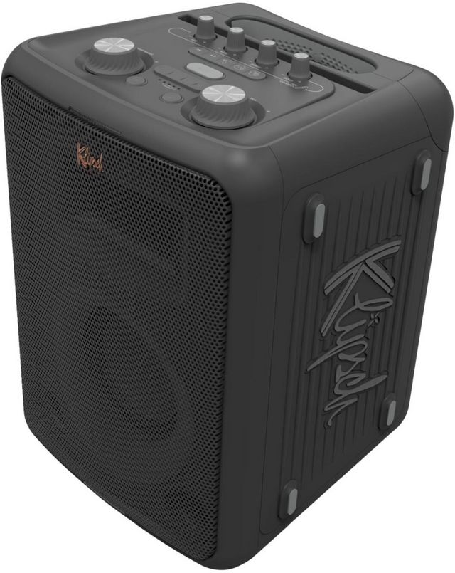 Klipsch® Music City Series 5.25" Black Portable Bluetooth Speaker -9