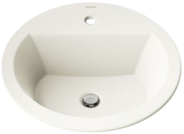 Kohler Bryant® Biscuit 19" Round Drop-In Bathroom Sink-4