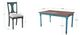 Powell® Willow 5-Piece Teal Dining Table Set-1