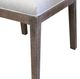 International Furniture Direct Aruba Brown/Light Silver Dining Side Chair-1