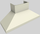 Vent-A-Hood® 66" Biscuit Wall Mounted Range Hood-4