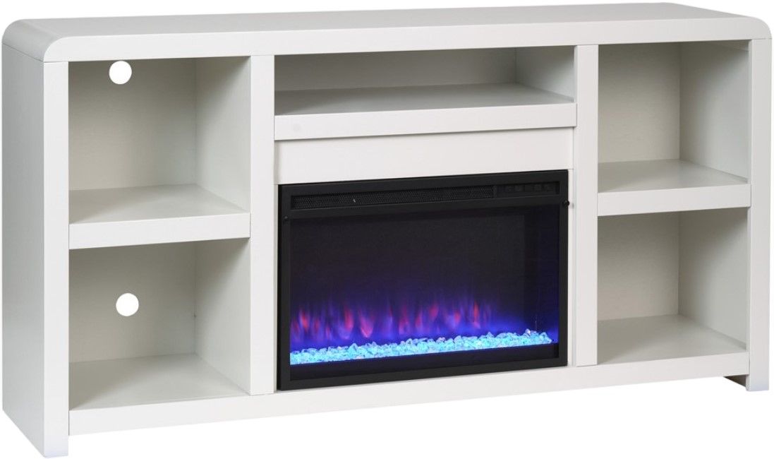 aspenhome® Taylor White 66" Fireplace Console
