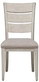 Liberty Furniture Farmhouse Reimagined Antique White/Khaki Ladder Back Upholstered Side Chair-1