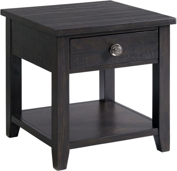 Elements International Kendyl 2-Piece Espresso Occasional Table Set-3