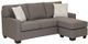 Dynasty Furniture Brown Sofa-0
