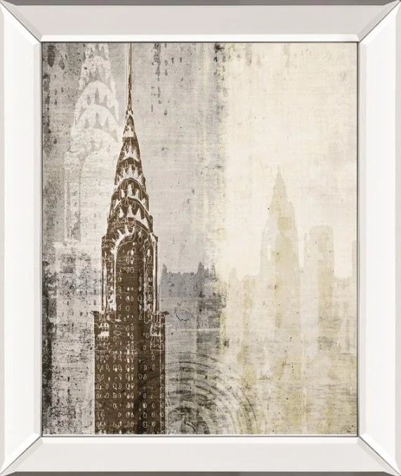 Classy Art Edifioe I by Venter, T Mirrored Frame Wall Art-0