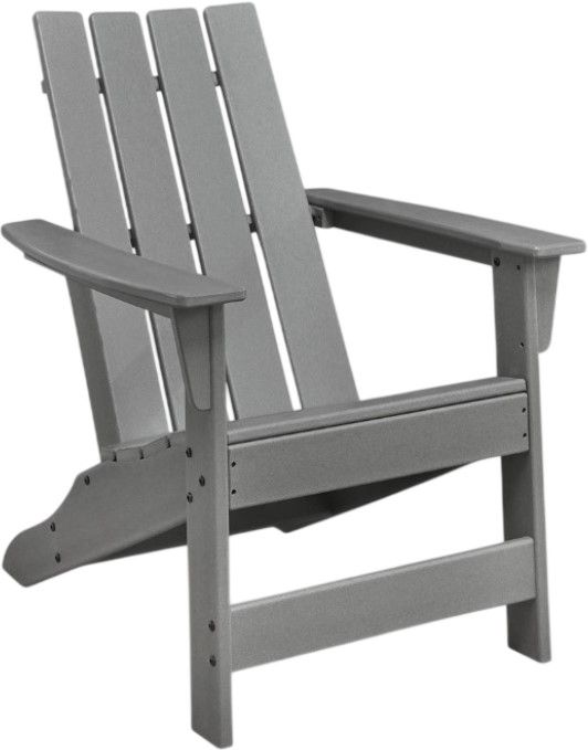 Signature Design by Ashley® Lone View Bay Gray Aluminum Outdoor Adirondack Chair-0