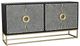 A & B Home Black/White Credenza-0