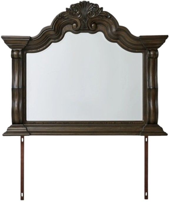 Signature Design by Ashley® Maylee Dark Brown Bedroom Mirror-1