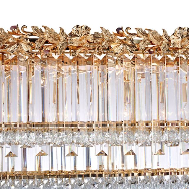 Michael Amini® Marquise Gold 21-Light Round Chandelier-4