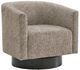 Signature Design by Ashley® Jorryn Brown Swivel Accent Chair-0