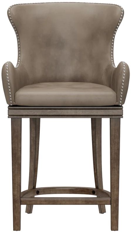 HH2 Home Caydena Weathered Taupe Counter Stool-1