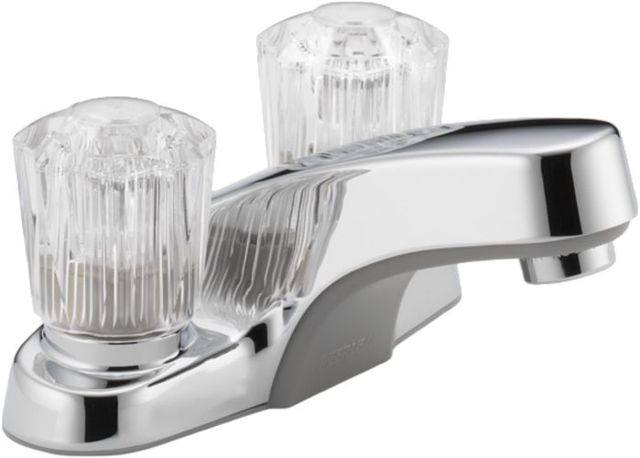 Peerless Core Chrome 2-Handle Bathroom Faucet with Pop-Up-0