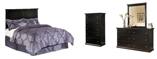 Signature Design by Ashley® Maribel 3-Piece Black Full Panel Bedroom Set-0