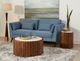 Coast2Coast Home™ Katina White End Table with Brown Base-1