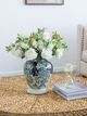 A & B Home Blue/Gold Bryn Ginger Jar-5