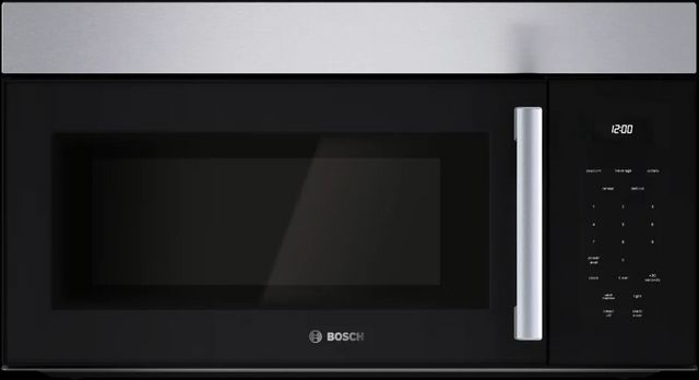 Bosch® 100 Series 1.7 Cu. Ft. Stainless Steel Over The Range Microwave-0