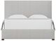 Artisan & Post by Vaughan-Bassett Amelia Gray Stripe Queen Upholstered Panel Bed-0