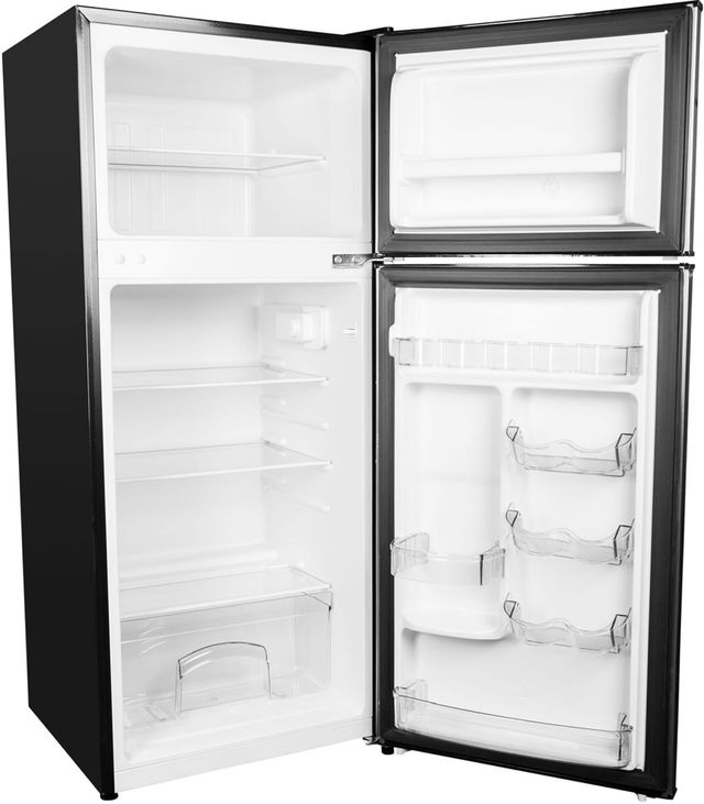 Danby® 4.5 Cu. Ft. Stainless Steel Look Compact Top Freezer Refrigerator-2