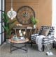 A & B Home Cream Wood Chandelier-5