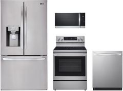 LG 4 Piece PrintProof™ Stainless Steel Kitchen Package