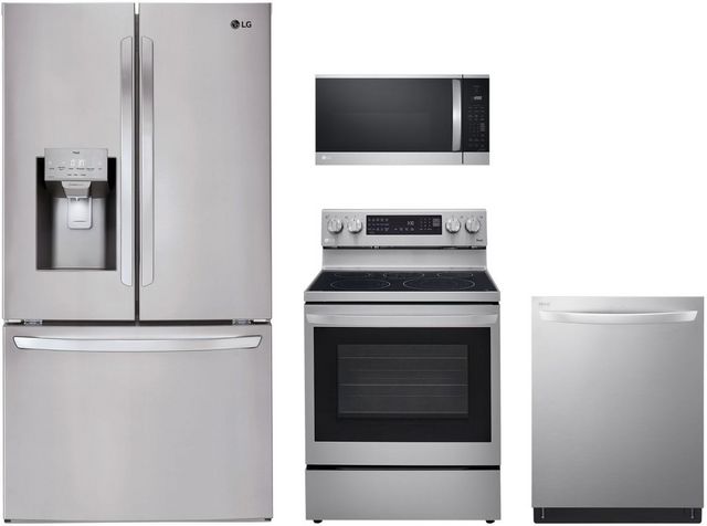 LG 4 Piece PrintProof™ Stainless Steel Kitchen Package