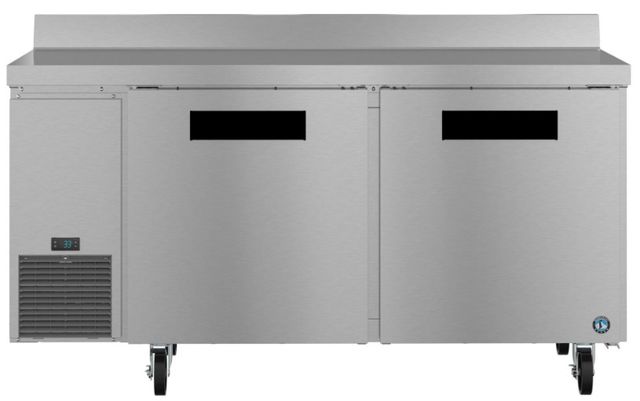 Hoshizaki Steelheart® 67" 20 Cu. Ft. Stainless Steel Two Section Worktop Side Mount Refrigerator-0