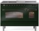 Ilve® Nostalgie II Series 48" Emerald Green Pro Style Dual Fuel Range-0