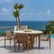Uttermost® Stonewood White Wooden Indoor-Outdoor Dining Table-1