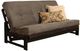 Kodiak Furniture Aspen Reclaim Mocha/Suede Gray Full Futon with Mattress-0