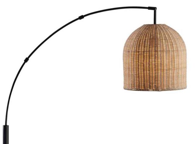 Adesso® Bahama Dark Bronze Arc Floor Lamp-1