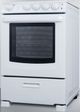 Summit® 24" White Slide-In Electric Range-2