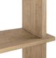 Classic Home Karlla Natural Clay Bookshelf-4