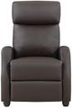 Homelegance® Greenfield Dark Brown Push Back Reclining Chair-2
