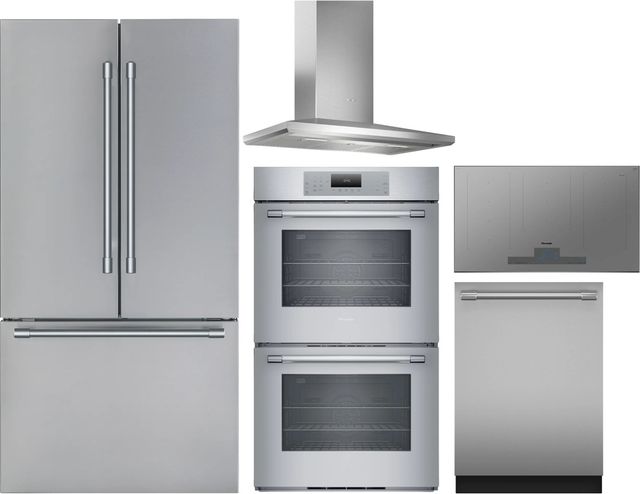 Thermador® 5 Piece Stainless Steel Induction Kitchen Package-0