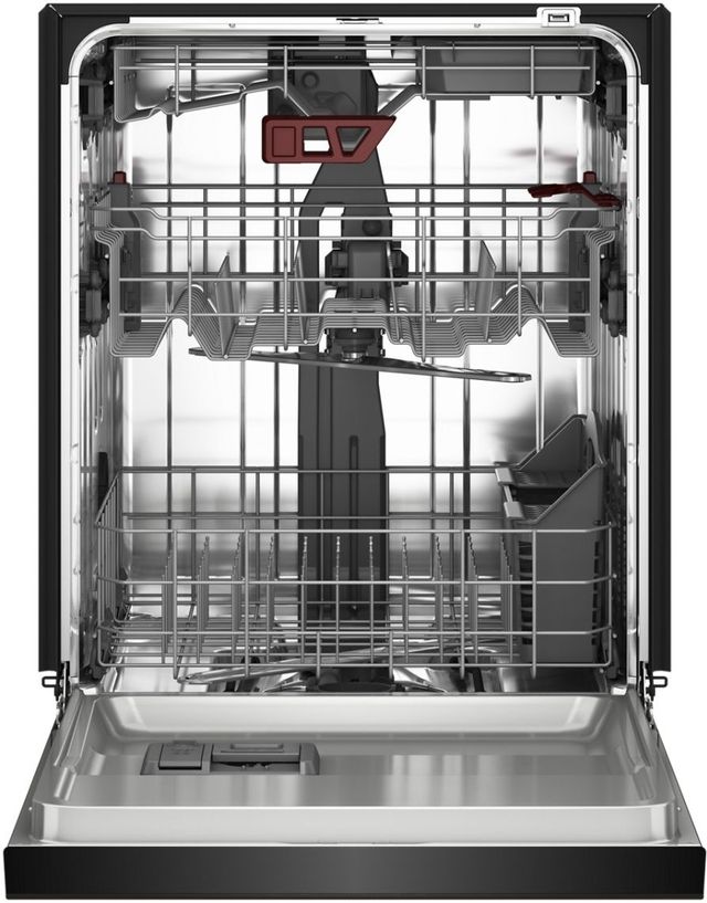 KitchenAid® 24" Black Ore Front Control Built-In Dishwasher with Third Level Jet Rack and 40+ Total Wash Jets-1