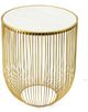 A & B Home Gold Stool-1