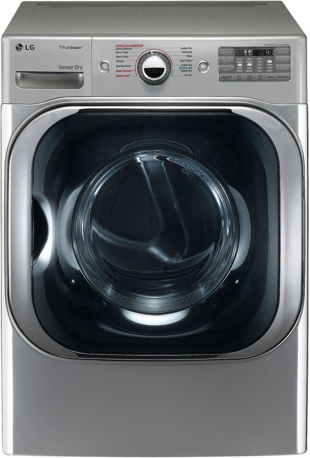 LG 9.0 Cu. Ft. Graphite Steel Front Load Electric Dryer-0