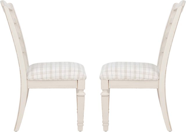 Powell® Stanbury 2-Piece Antique White Side Chair Set-4