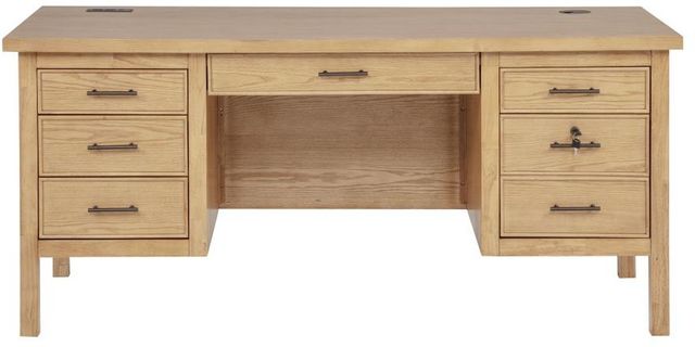Coaster® Vermes Light Ash Computer Desk with Power Outlet-3