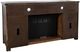 Jofran Inc. Asbury Bakersfield Brown Fireplace with Logset-4